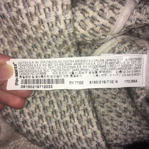 Zara Basic Dress Coat cotton wool blend - Picture 7 of 8